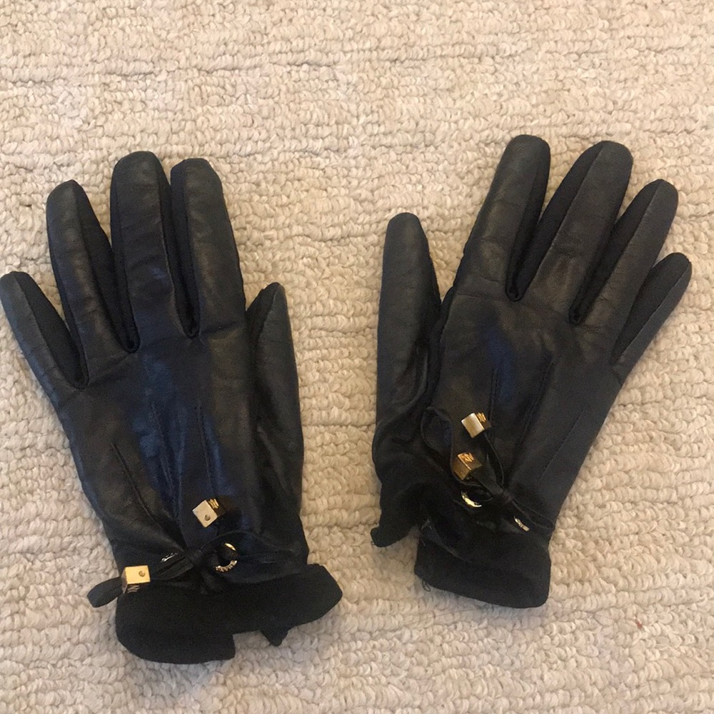 Armani Exchange Leather Gloves